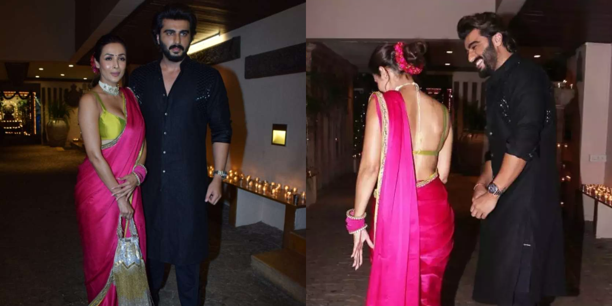 Malaika and Arjun get criticism for their attire during the Diwali celebration; online users say, 
